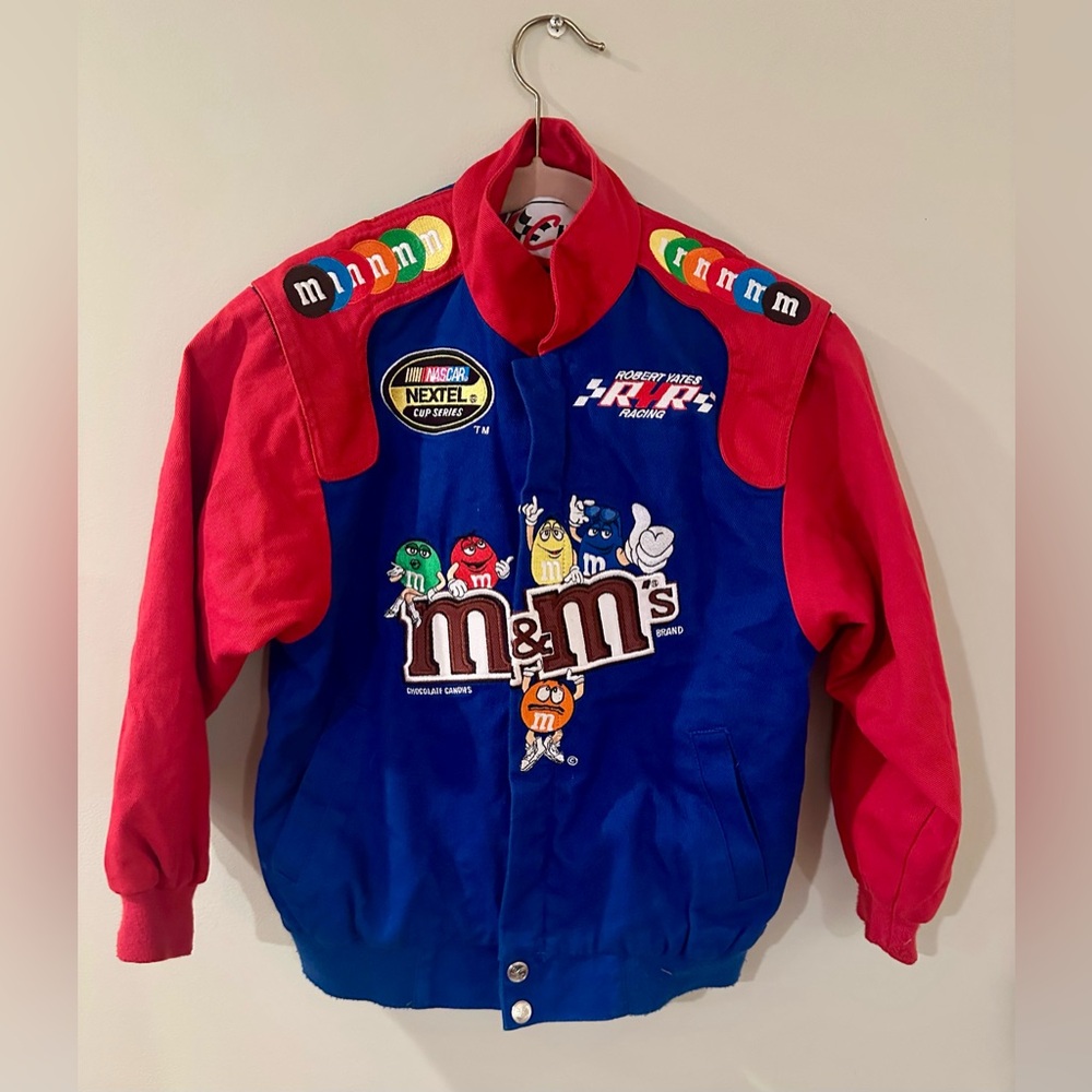 Chase Authentics Kids M&M's Racing Jacket - Red and Blue